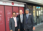 1-Simon Hughes with Mr Najib Khan and Mr Syed Ishrat Husain at Costcutter Southwark Bridge Road
